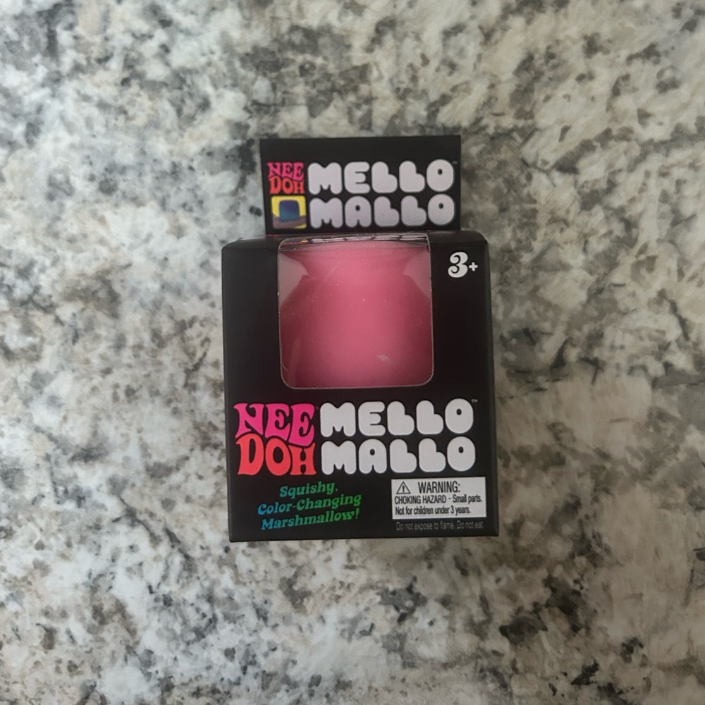 NeeDoh Mello Mallo Pink BRAND NEW Schylling Squishy Toy